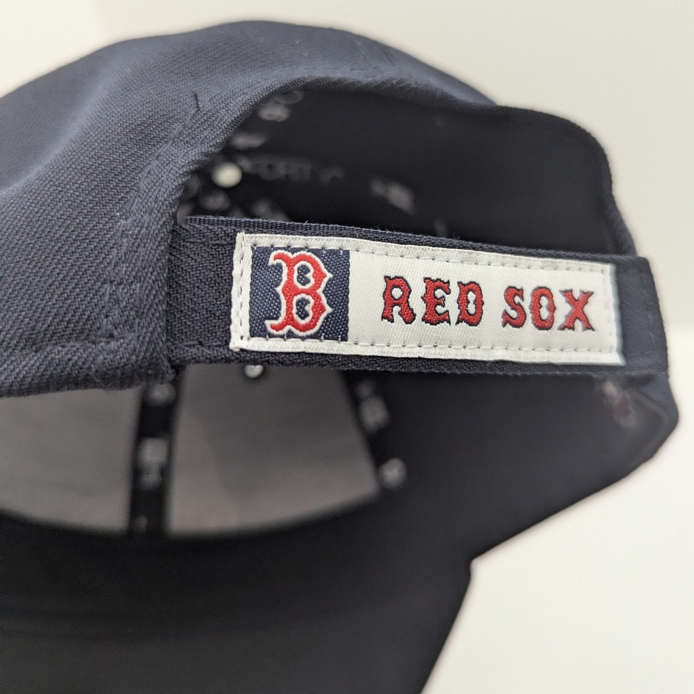New Era 9FORTY Boston Red Sox Hat Navy MLB Adjustable Hook Loop Baseball Cap - Picture 6 of 11